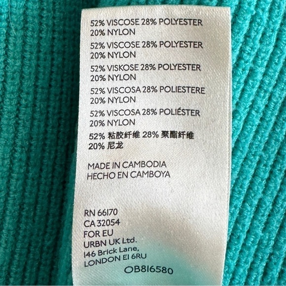 Free People Softly Structured Tunic Sweater in Oasis Blue, Size S - Picture 8 of 8